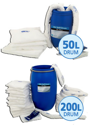 Weather Proof Spill Drums (50L & 200L)